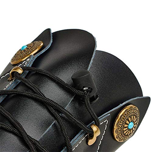LGYKUMEG Protector de Brazo de Tiro con Arco/Protector de Brazo de Tiro con Arco de Cuero Protector de Mano Brace Armguard Arco Largo Tiro de Caza,Negro LGYKUMEG Protector de Brazo de Tiro con Arco/Protector de Brazo de Tiro con Arco de Cuero Protector de Mano Brace Armguard Arco Largo Tiro de Caza,Negro