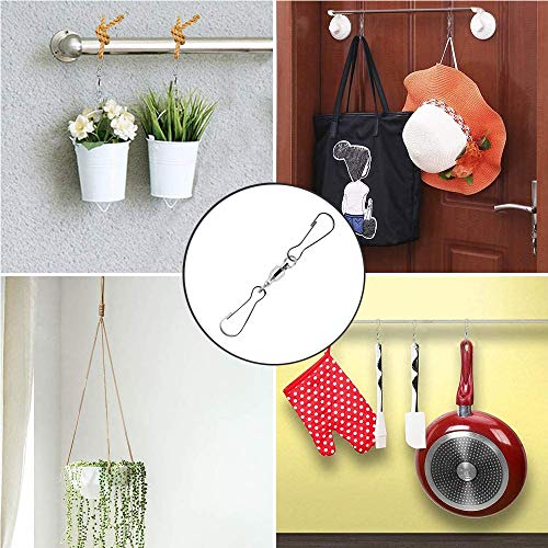 Lhbfcy Plantas Giratorio Ganchos Campanas Viento Ganchos Giratorios 10 Unids Giratorio Ganchos para Colgar Calcetines Viento, Macetas Flores,Tableros De Billar,Plantas,Party Decor Lhbfcy Plantas Giratorio Ganchos Campanas Viento Ganchos Giratorios 10 Unids Giratorio Ganchos para Colgar Calcetines Viento, Macetas Flores,Tableros De Billar,Plantas,Party Decor