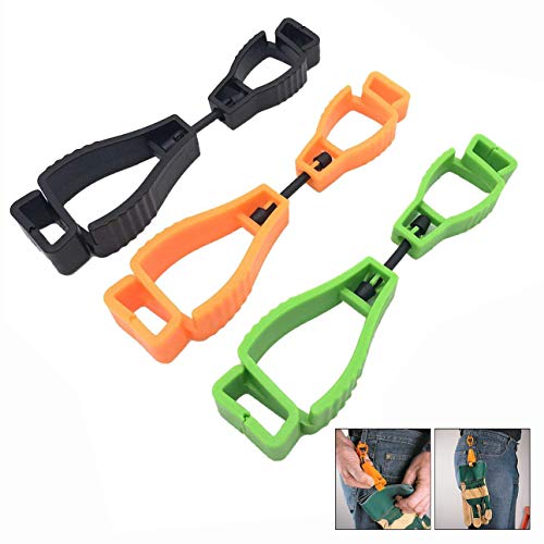 LHKJ 3 Piezas Pinza de Seguridad de Plástico Clip para Guante de Trabajo LHKJ 3 Piezas Pinza de Seguridad de Plástico Clip para Guante de Trabajo