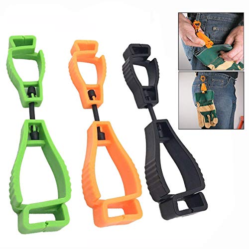 LHKJ 3 Piezas Pinza de Seguridad de Plástico Clip para Guante de Trabajo LHKJ 3 Piezas Pinza de Seguridad de Plástico Clip para Guante de Trabajo