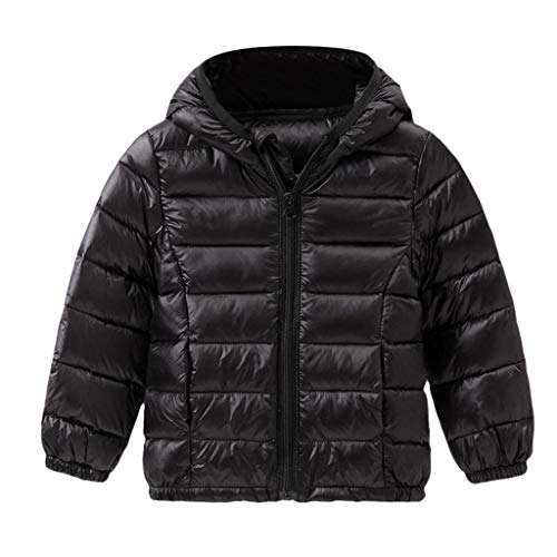 LHWY Chaquetas de Plumas Ligero con Capucha para Niños Bebé Calentito Deportiva Manga Larga Jacket Abrigo Cazadora 12 Meses - 7 años LHWY Chaquetas de Plumas Ligero con Capucha para Niños Bebé Calentito Deportiva Manga Larga Jacket Abrigo Cazadora 12 Meses - 7 años