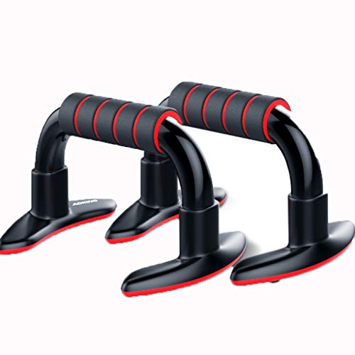 LHY- Push-up Soporte de Tipo H del hogar aparatos de Ejercicios Abdominales Pectoral Brazo Ejercicios de flexión de Brazos Soporte de Red Entrenamiento de Fuerza (Size : H+Abdominal Wheel)