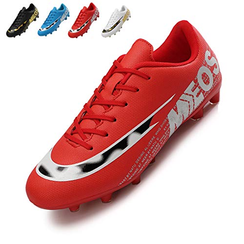 LIANNAO Zapatos de Fútbol Hombre Spike Aire Libre Profesionales Atletismo Training Botas de Fútbol Ligero Tacos Futbol Zapatos de Deporte 35-45EU