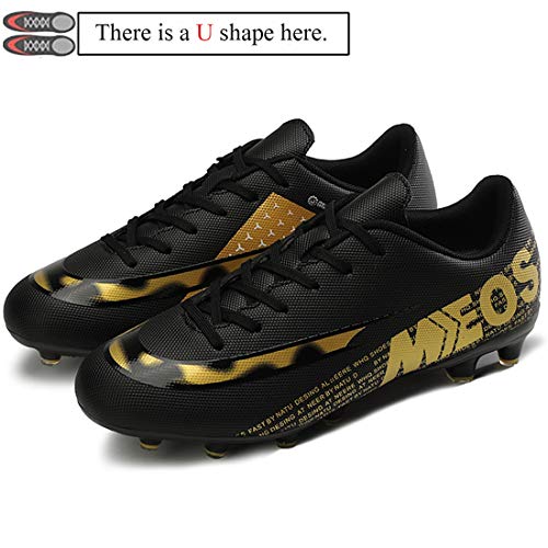 LIANNAO Zapatos de Fútbol Hombre Spike Aire Libre Profesionales Atletismo Training Botas de Fútbol Ligero Tacos Futbol Zapatos de Deporte 35-45EU