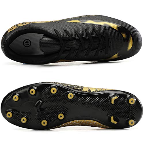 LIANNAO Zapatos de Fútbol Hombre Spike Aire Libre Profesionales Atletismo Training Botas de Fútbol Ligero Tacos Futbol Zapatos de Deporte 35-45EU