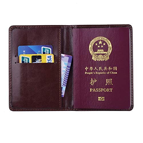 LIANYG Cuero de la PU Rusia España EE. UU. Francia Funda para Pasaporte Titular de la Tarjeta de crédito Funda Protectora Funda LIANYG Cuero de la PU Rusia España EE. UU. Francia Funda para Pasaporte Titular de la Tarjeta de crédito Funda Protectora Funda