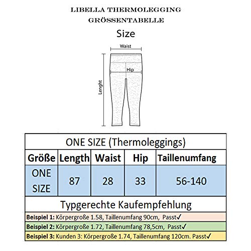 Libella Pack de 2 Thermo Leggings Forro térmico de Invierno para Mujer Leggings Slim Leggings Pantalones extracálido Dick Suave Slim (One Size) 4146 Negro+Marie Azul Libella Pack de 2 Thermo Leggings Forro térmico de Invierno para Mujer Leggings Slim Leggings Pantalones extracálido Dick Suave Slim (One Size) 4146 Negro+Marie Azul