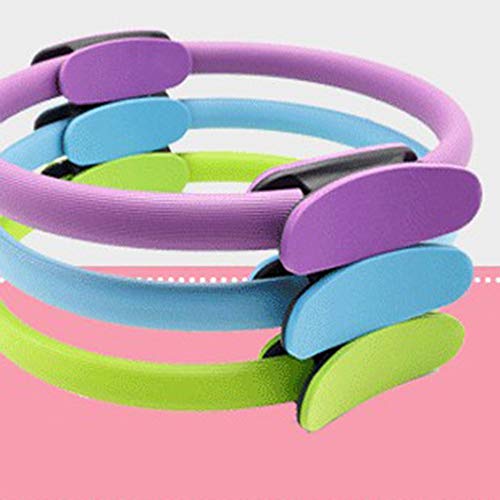 Libertroy Rueda de Yoga con Anillo de Modelado Corporal Tira de Fibra de Vidrio Eva Femenina Aro de Doble Agarre para Yoga o Pilates Herramienta de Ejercicio físico-Púrpura Libertroy Rueda de Yoga con Anillo de Modelado Corporal Tira de Fibra de Vidrio Eva Femenina Aro de Doble Agarre para Yoga o Pilates Herramienta de Ejercicio físico-Púrpura