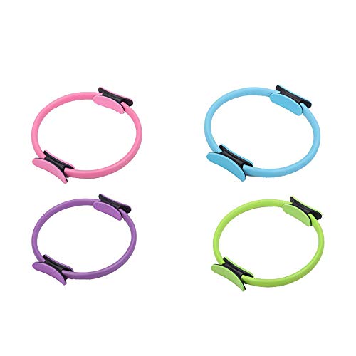 Libertroy Rueda de Yoga con Anillo de Modelado Corporal Tira de Fibra de Vidrio Eva Femenina Aro de Doble Agarre para Yoga o Pilates Herramienta de Ejercicio físico-Púrpura Libertroy Rueda de Yoga con Anillo de Modelado Corporal Tira de Fibra de Vidrio Eva Femenina Aro de Doble Agarre para Yoga o Pilates Herramienta de Ejercicio físico-Púrpura
