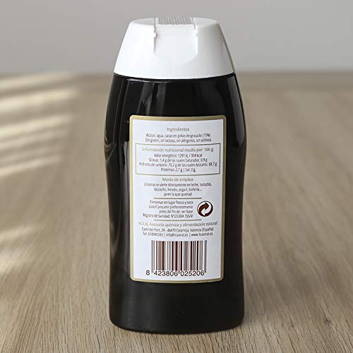LICAONAT Sirope gourmet de chocolate con cacao natural, sin aditivos y sin alérgenos (sin gluten, sin lactosa, sin PLV, sin lecitina) Apto para veganos LICAONAT Sirope gourmet de chocolate con cacao natural, sin aditivos y sin alérgenos (sin gluten, sin lactosa, sin PLV, sin lecitina) Apto para veganos