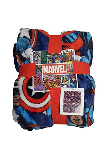 Licensed Primark Manta de forro polar de Marvel Avengers, 120 cm x 150 cm