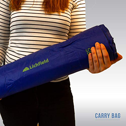 Lichfield SMMSIMAT Estera Auto-Hinchable para Acampar, Unisex, Azul (Scuba Blue), 180 x 51 x 3 cm Lichfield SMMSIMAT Estera Auto-Hinchable para Acampar, Unisex, Azul (Scuba Blue), 180 x 51 x 3 cm