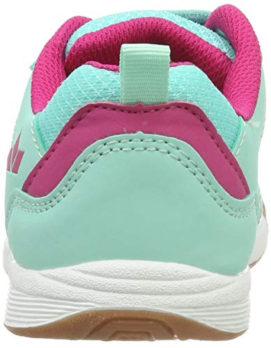 Lico First Indoor V, Zapatillas de Deporte Interior Mujer, Turquesa (Türkis/Pink Türkis/Pink), 39 EU