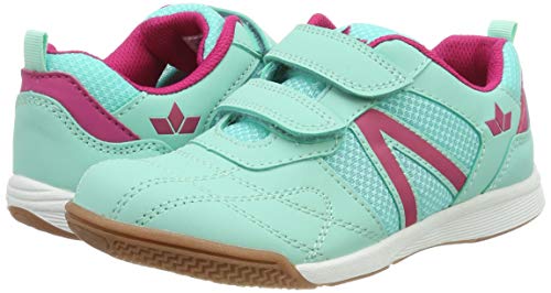 Lico First Indoor V, Zapatillas de Deporte Interior Mujer, Turquesa (Türkis/Pink Türkis/Pink), 39 EU