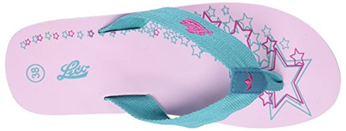 Lico Tao, Zapatos de Playa y Piscina Mujer, Turquesa (Tuerkis/Pink Lot Tuerkis/Pink Lot), 37 EU