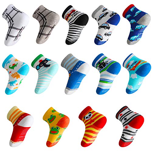 Lictin 14 Pares Antideslizante Calcetines Calcetines Calcetines de niño Talla 2-3 años de Edad los niños Surtidos Animal Print niños niñas Calcetines Color al Azar Lictin 14 Pares Antideslizante Calcetines Calcetines Calcetines de niño Talla 2-3 años de Edad los niños Surtidos Animal Print niños niñas Calcetines Color al Azar
