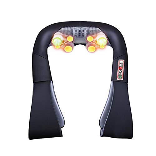 LIERSI Inicio Alquiler Masajeador Eléctrico En Forma De U Shiatsu Cervical Volver Masajeador Cuello Multifuncional Infrarrojos Climatizada Masaje Relax Machine