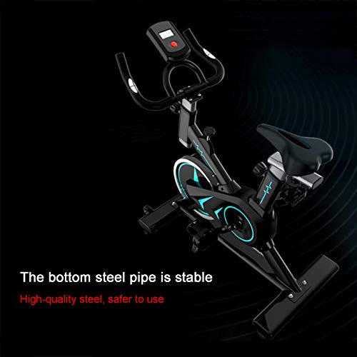 Life HS Ejercicio Bicicleta Interior Pedal Ejercitor, Bicicleta De Ejercicios De Resistencia Ajustable con Pantalla LED, Monitorear Ritmo Cardio Cardio Entrenamiento Super Mute para Casa Gimnasio