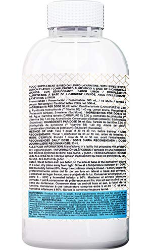 Life Pro Carnitine Carnipure 500ml Suplemento Quemagrasas | Pastillas Quemagrasas Efectivas con Carnipure y L-carnitina, Acelera el Metabolismo, Reduce Grasa, Define Músculo y Aporta Energía Extra