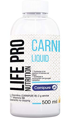 Life Pro Carnitine Carnipure 500ml Suplemento Quemagrasas | Pastillas Quemagrasas Efectivas con Carnipure y L-carnitina, Acelera el Metabolismo, Reduce Grasa, Define Músculo y Aporta Energía Extra