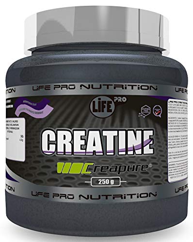 Life Pro Creatine Creapure 250g | Suplemento de Creatina en Polvo con 99.9% de Pureza para Deportistas, Aumenta Resistencia y Fuerza, Sabor Neutro Life Pro Creatine Creapure 250g | Suplemento de Creatina en Polvo con 99.9% de Pureza para Deportistas, Aumenta Resistencia y Fuerza, Sabor Neutro