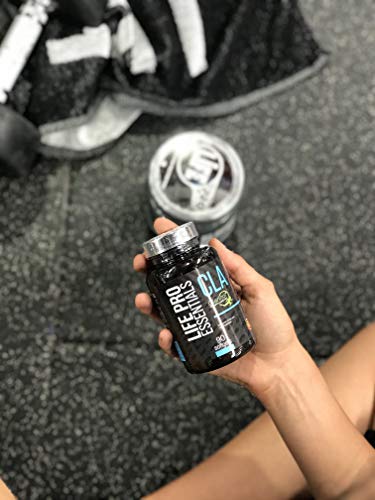 Life Pro Essentials CLA Clarinol 1000 mg para ayudar a adelgazar y al aumento de masas muscular – Ácido linoleico conjugado quemagrasas para acelerar el metabolismo y aportar energía – 90 cápsulas Life Pro Essentials CLA Clarinol 1000 mg para ayudar a adelgazar y al aumento de masas muscular – Ácido linoleico conjugado quemagrasas para acelerar el metabolismo y aportar energía – 90 cápsulas