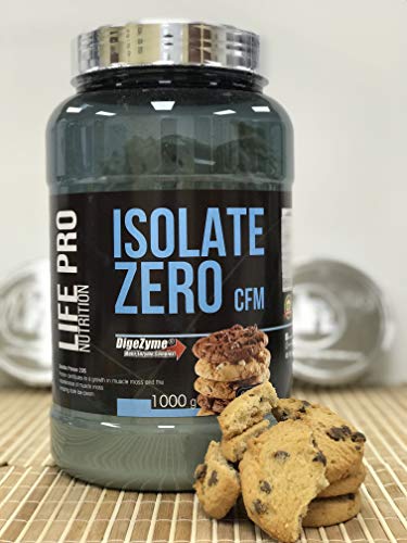 Life Pro Isolate Zero 1Kg | Suplemento Deportivo de Proteína de Suero Aislada, Suplemento Proteísnas para Mejora y Crecimiento del Sistema Muscular, Aumenta Resistencia, Sabor Cookies Life Pro Isolate Zero 1Kg | Suplemento Deportivo de Proteína de Suero Aislada, Suplemento Proteísnas para Mejora y Crecimiento del Sistema Muscular, Aumenta Resistencia, Sabor Cookies