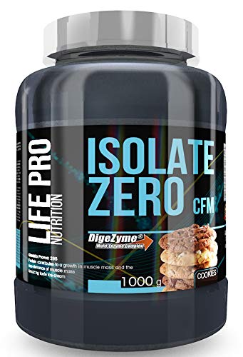 Life Pro Isolate Zero 1Kg | Suplemento Deportivo de Proteína de Suero Aislada, Suplemento Proteísnas para Mejora y Crecimiento del Sistema Muscular, Aumenta Resistencia, Sabor Cookies Life Pro Isolate Zero 1Kg | Suplemento Deportivo de Proteína de Suero Aislada, Suplemento Proteísnas para Mejora y Crecimiento del Sistema Muscular, Aumenta Resistencia, Sabor Cookies