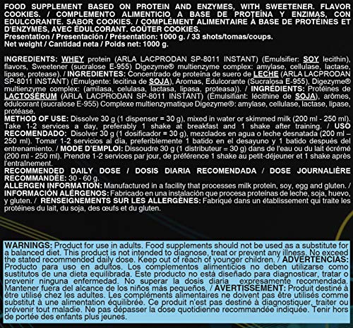 Life Pro Whey 1Kg | Suplemento Deportivo, 78% Proteína de Concentrado de Suero, Protege Tejidos, Anticatabolismo, Crecimiento Muscular y Facilita Períodos de Recuperación, Sabor Cookies Life Pro Whey 1Kg | Suplemento Deportivo, 78% Proteína de Concentrado de Suero, Protege Tejidos, Anticatabolismo, Crecimiento Muscular y Facilita Períodos de Recuperación, Sabor Cookies