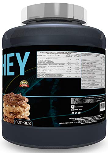 Life Pro Whey 2Kg | Suplemento Deportivo, 78% Proteína de Concentrado de Suero, Protege Tejidos, Anticatabolismo, Crecimiento Muscular y Facilita Períodos de Recuperación, Sabor Cookies