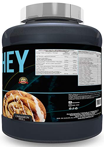 Life Pro Whey 2Kg | Suplemento Deportivo, 78% Proteína de Concentrado de Suero, Protege Tejidos, Anticatabolismo, Crecimiento Muscular y Facilita Períodos de Recuperación, Sabor Cinnamon Roll
