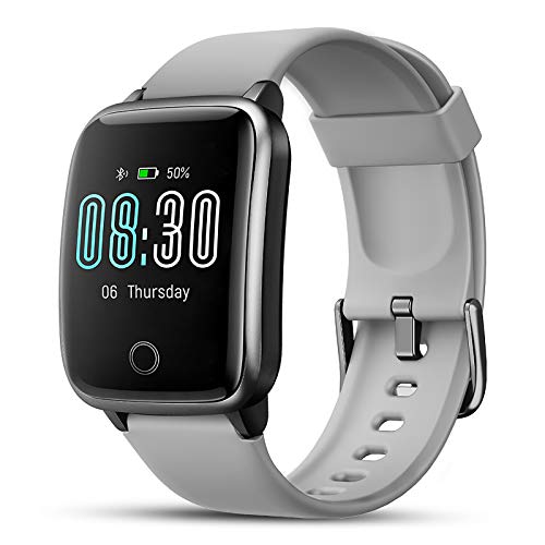 LIFEBEE Smartwatch, Reloj Inteligente Impermeable IP68 con Monitor de Sueño Pulsómetros Cronómetros Contador de Caloría, Pulsera de Actividad Inteligente para Hombre Mujer niños con iOS y Android