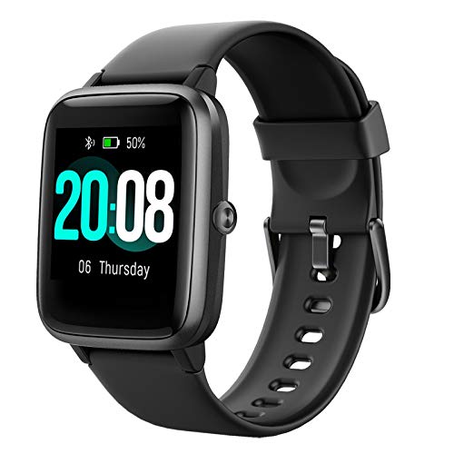 LIFEBEE Smartwatch, Reloj Inteligente Impermeable IP68 para Hombre Mujer niños, Pulsera de Actividad Inteligente con Monitor de Sueño Contador de Caloría Pulsómetros Podómetro para Android iOS