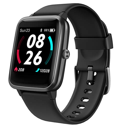 LIFEBEE Smartwatch, Reloj Inteligente Impermeable IP68 para Hombre Mujer, Pulsera Actividad Inteligente con Pulsómetros, Monitor de Sueño, Podómetro Reloj Deportivo para Android iOS