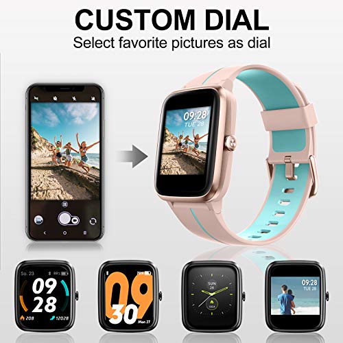 LIFEBEE Smartwatch, Reloj Inteligente Impermeable IP68 para Hombre Mujer, Pulsera Actividad Inteligente con Pulsómetros, Monitor de Sueño, Podómetro Reloj Deportivo para Android iOS LIFEBEE Smartwatch, Reloj Inteligente Impermeable IP68 para Hombre Mujer, Pulsera Actividad Inteligente con Pulsómetros, Monitor de Sueño, Podómetro Reloj Deportivo para Android iOS