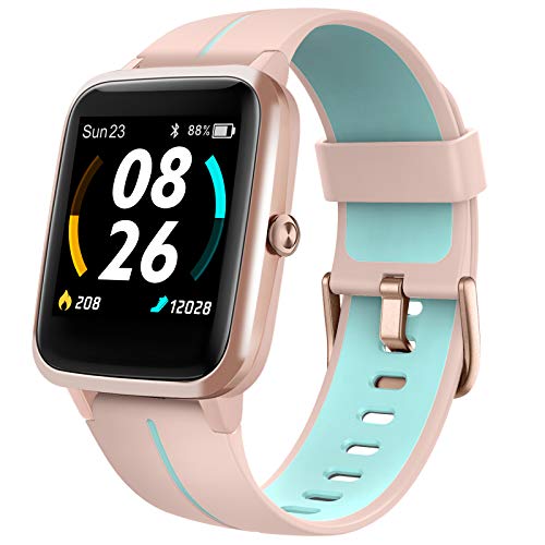 LIFEBEE Smartwatch, Reloj Inteligente Impermeable IP68 para Hombre Mujer, Pulsera Actividad Inteligente con Pulsómetros, Monitor de Sueño, Podómetro Reloj Deportivo para Android iOS