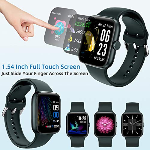 LIFEBEE Smartwatch, Reloj Inteligente Impermeable IP68 Pulsera Actividad Inteligente para Deporte Mujer Hombre Niños con Pulsómetro, Monitor de Sueño, Podómetro, Calorías para iOS y Android LIFEBEE Smartwatch, Reloj Inteligente Impermeable IP68 Pulsera Actividad Inteligente para Deporte Mujer Hombre Niños con Pulsómetro, Monitor de Sueño, Podómetro, Calorías para iOS y Android