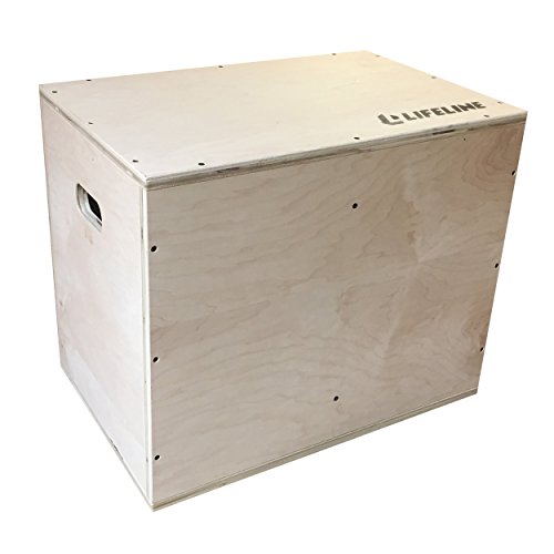 Lifeline Plyobox para mejorar el equilibrio y la coordinación con glúteos, cuádriceps, isquiotibiales y pantorrillas Lifeline Plyobox para mejorar el equilibrio y la coordinación con glúteos, cuádriceps, isquiotibiales y pantorrillas