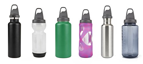 LifeStraw Kit adaptador universal para botellas de filtro de agua compatible con botellas selectas de Hydroflask, Camelbak, Kleen Kanteen, Nalgene y más, color blanco LifeStraw Kit adaptador universal para botellas de filtro de agua compatible con botellas selectas de Hydroflask, Camelbak, Kleen Kanteen, Nalgene y más, color blanco