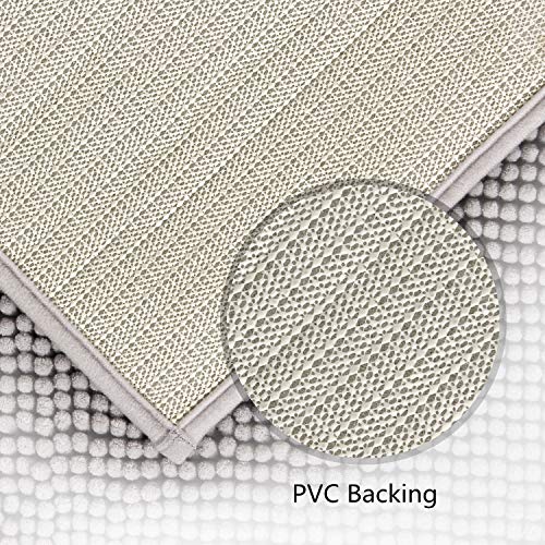 Lifewit Alfombra De Baño,Cocina,Mascota,Alfombrilla De Baño,Antideslizante,Multifuncional,Felpa Microfibra Chenille,Suave,Cómoda Y Súper Absorbente,80x50cm,Gris/Blanca Lifewit Alfombra De Baño,Cocina,Mascota,Alfombrilla De Baño,Antideslizante,Multifuncional,Felpa Microfibra Chenille,Suave,Cómoda Y Súper Absorbente,80x50cm,Gris/Blanca