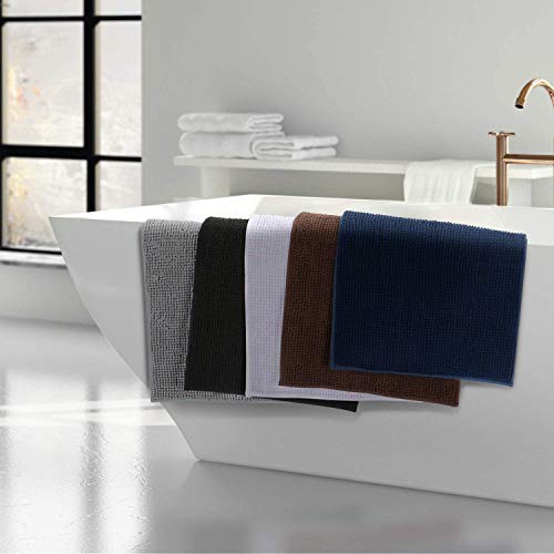 Lifewit Alfombra De Baño,Cocina,Mascota,Alfombrilla De Baño,Antideslizante,Multifuncional,Felpa Microfibra Chenille,Suave,Cómoda Y Súper Absorbente,80x50cm,Gris/Blanca Lifewit Alfombra De Baño,Cocina,Mascota,Alfombrilla De Baño,Antideslizante,Multifuncional,Felpa Microfibra Chenille,Suave,Cómoda Y Súper Absorbente,80x50cm,Gris/Blanca
