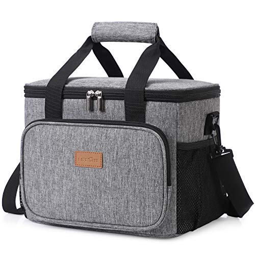 Lifewit Bolsa de Enfriamiento 15L,Bolsa Isotermica de Almuerzo Nevera para Alimentos Frutas Porta de Comida con Forro Plástico Aislamiento Térmico,Genial para Playa,Picnic,Camping,Barbacoa,Gris Lifewit Bolsa de Enfriamiento 15L,Bolsa Isotermica de Almuerzo Nevera para Alimentos Frutas Porta de Comida con Forro Plástico Aislamiento Térmico,Genial para Playa,Picnic,Camping,Barbacoa,Gris