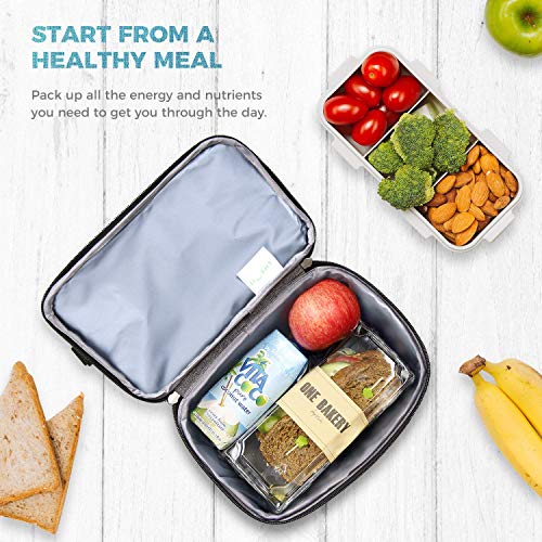 Lifewit Bolsa Térmica para Almuerzo con Doble Compartimentos Aislamiento,Multiuso Caja De Almuerzo para Hombres,Mujeres,Niños,Bebé,Bolso Térmico para Camping,Excursión,Playa Refrescos,7L, Gris Lifewit Bolsa Térmica para Almuerzo con Doble Compartimentos Aislamiento,Multiuso Caja De Almuerzo para Hombres,Mujeres,Niños,Bebé,Bolso Térmico para Camping,Excursión,Playa Refrescos,7L, Gris