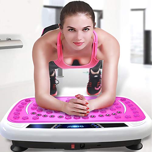LIFF Plataforma vibratoria Fitness 99 Niveles, máquina de Plataforma de Ejercicio con vibración Mejorada Equipo de Entrenamiento en casa para Bajar de Peso Fitness en casa, Control Remoto