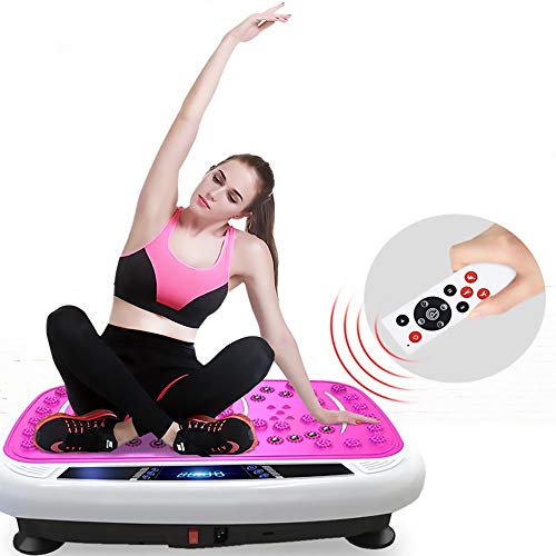 LIFF Plataforma vibratoria Fitness 99 Niveles, máquina de Plataforma de Ejercicio con vibración Mejorada Equipo de Entrenamiento en casa para Bajar de Peso Fitness en casa, Control Remoto