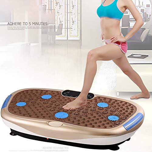 LIFF Plataforma vibratoria Fitness para Ejercicios 3 Modos automáticos para Perder Peso - Áreas de Ejercicio (Caminar/Trotar/Correr), con 99 Niveles de Entrenamiento vibratorio,9 Modos Deportivos