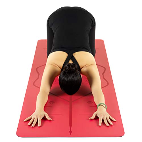 Liforme Esterilla de Yoga Edición Animales - Mejor Estera De Yoga del Mundo con Sistema De Alineación Patentado - Yoga Mat Ecológica y Completamente Antideslizante - Edición Especial Animales - Rojo Liforme Esterilla de Yoga Edición Animales - Mejor Estera De Yoga del Mundo con Sistema De Alineación Patentado - Yoga Mat Ecológica y Completamente Antideslizante - Edición Especial Animales - Rojo