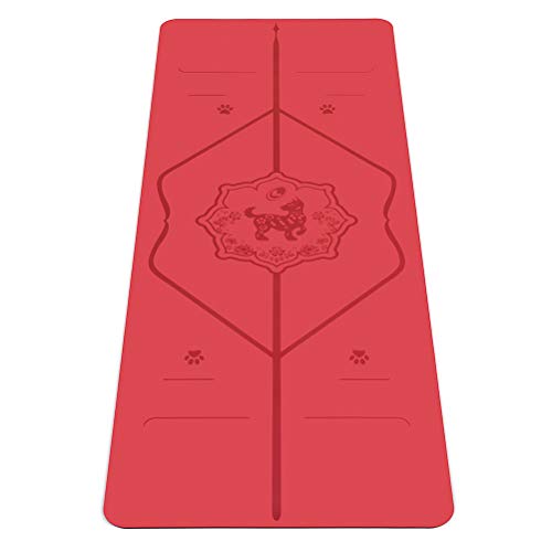 Liforme Esterilla de Yoga Edición Animales - Mejor Estera De Yoga del Mundo con Sistema De Alineación Patentado - Yoga Mat Ecológica y Completamente Antideslizante - Edición Especial Animales - Rojo Liforme Esterilla de Yoga Edición Animales - Mejor Estera De Yoga del Mundo con Sistema De Alineación Patentado - Yoga Mat Ecológica y Completamente Antideslizante - Edición Especial Animales - Rojo