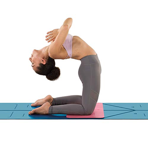 Liforme Yoga Pad - Esterilla de Yoga Antideslizante para Rodillas, Brazos y Codos - con Sistema Patentado De Alienación y Máximo Agarre - Colchoneta de Yoga Biodegradable y Eco-Friendly Liforme Yoga Pad - Esterilla de Yoga Antideslizante para Rodillas, Brazos y Codos - con Sistema Patentado De Alienación y Máximo Agarre - Colchoneta de Yoga Biodegradable y Eco-Friendly