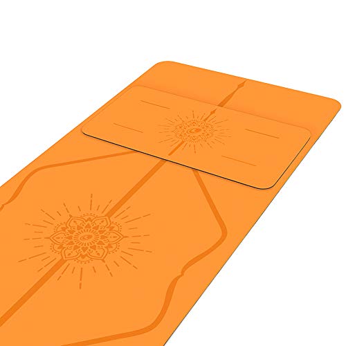 Liforme Yoga Pad - Esterilla de Yoga Antideslizante para Rodillas, Brazos y Codos - con Sistema Patentado De Alienación y Máximo Agarre - Colchoneta de Yoga Biodegradable y Eco-Friendly